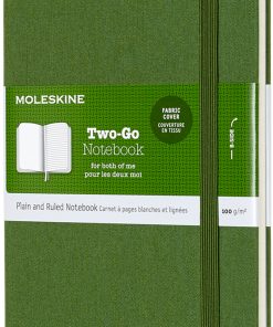 Записная книжка Moleskine, в твердой тканевой обложке, зеленый