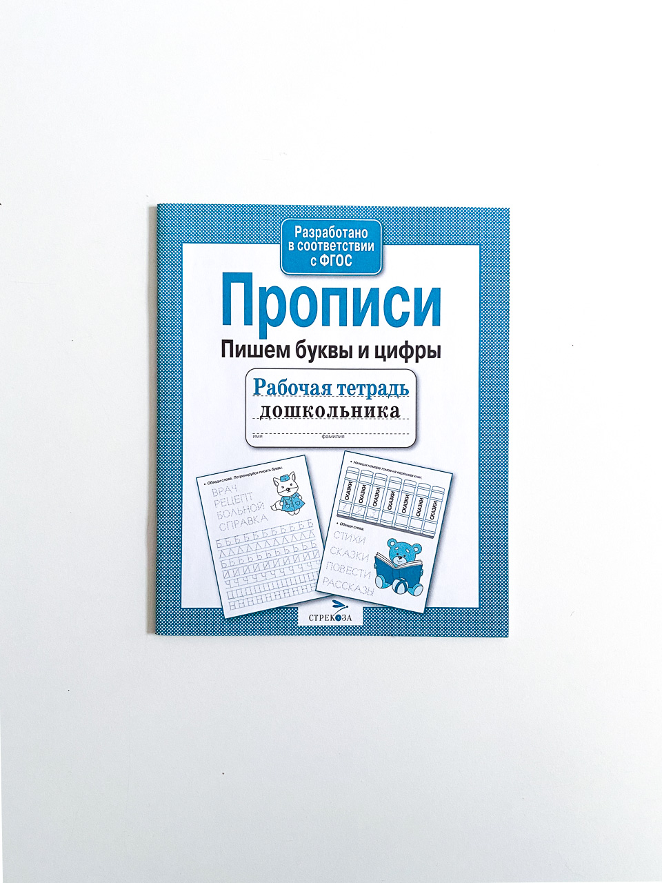 Прописи. Пишем буквы и цифры - Vilki Books