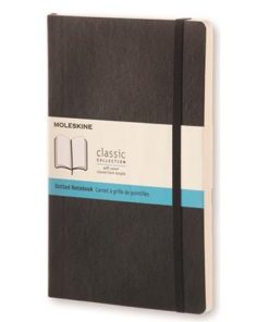 Записная книжка Moleskine Classic, в точку, в мягкой обложке, черный