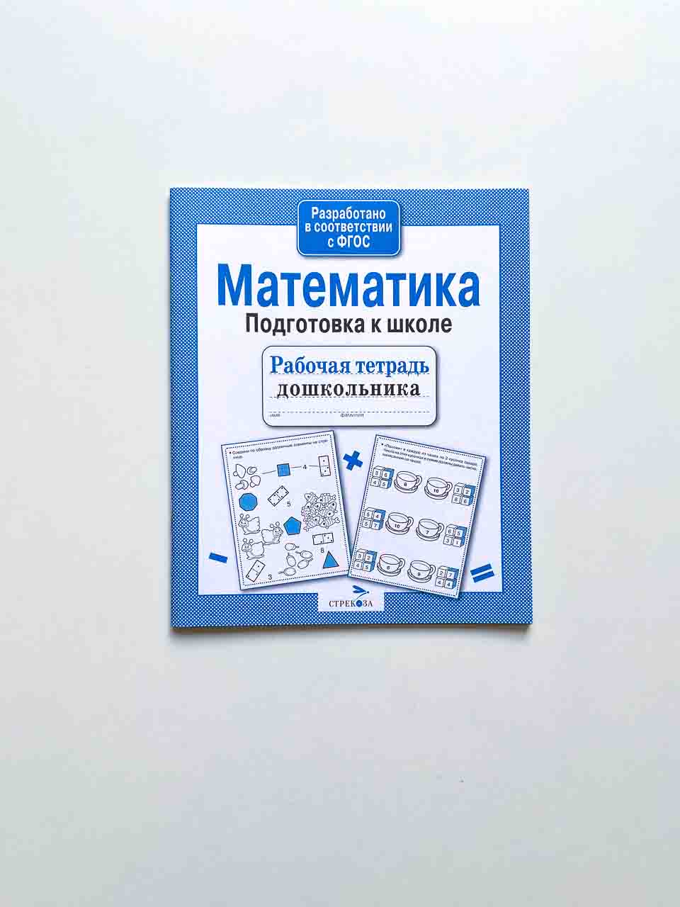 Математика. Подготовка к школе. Рабочая тетрадь - Vilki Books