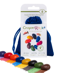 Мелки CrayonRocks в бархатном мешочке (6 шт.)