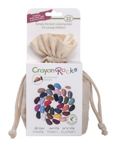 Мелки CrayonRocks в тканевом мешочке (32 шт.)