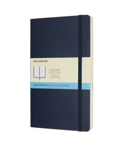 Записная книжка Moleskine Classic, в точку, в мягкой обложке, синяя