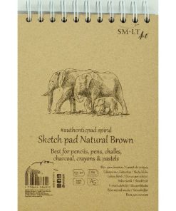 Альбом на спирали для набросков Sketch pad Natural Brown А5