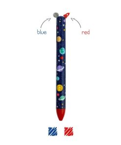 Двухцветная ручка Космос (синяя/красная)